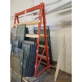 Pallet Racking Glass Rack on Wheels